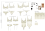 Fashion Design Flat Sketches For Lingerie Tech Pack By Fascin Fiverr